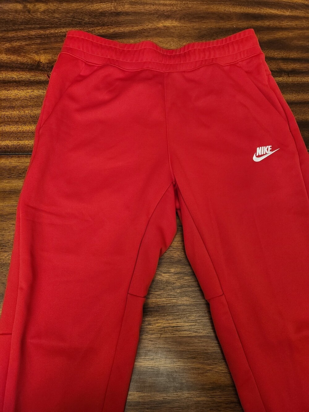 Nike Tribute Joggers Mens Medium University Red Polyester Sweatpants - Picture 2 of 6